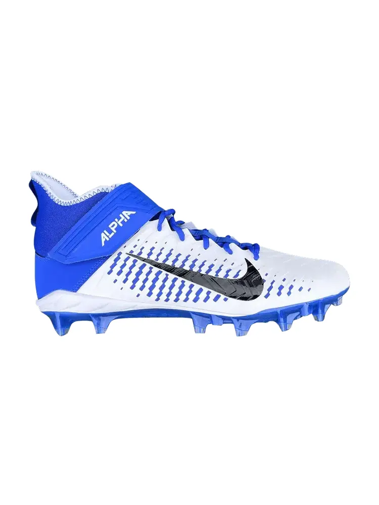 Бутсы Nike Alpha Menace Pro 2 Mid 'White Team Royal' — изображение 1 из 1, белый/черный