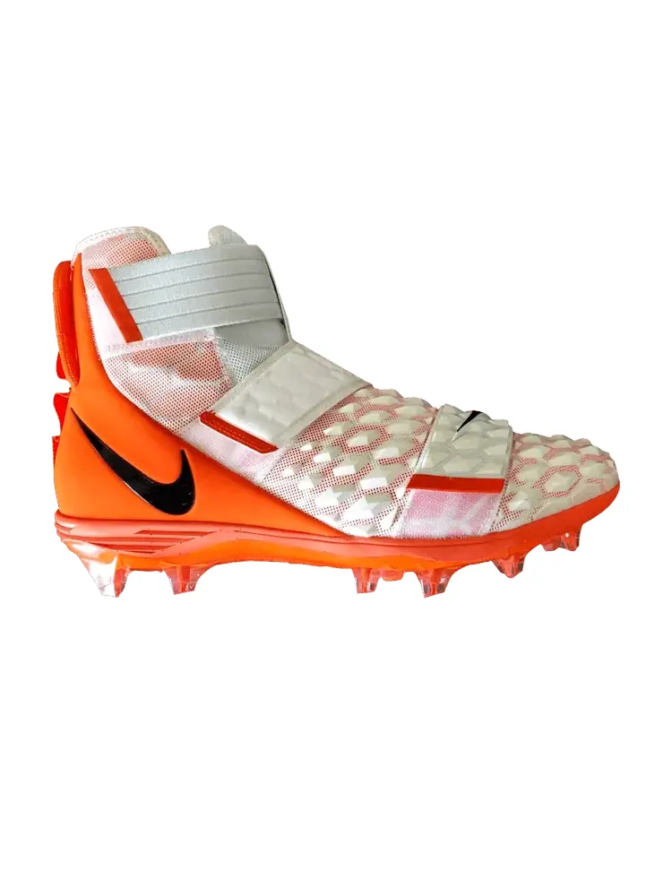 Бутсы Nike Force Savage Elite 2 'White Brilliant Orange' — изображение 1 из 1, белый/черный/оранжевый