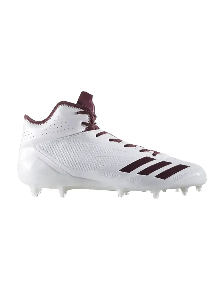 Бутсы adidas Adizero 5-Star 6.0 Mid 'White Maroon' — изображение 1 из 1, белый