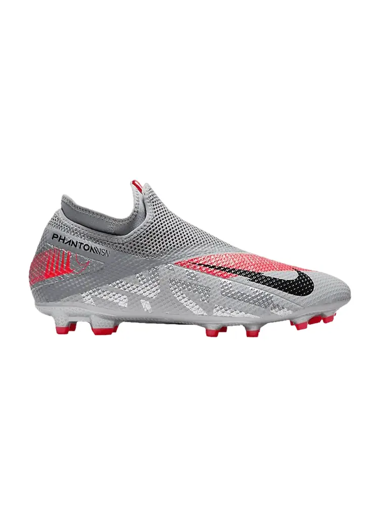 Бутсы Nike Phantom Vision 2 Academy Dynamic Fit MG 'Metallic Grey Crimson' — изображение 1 из 1