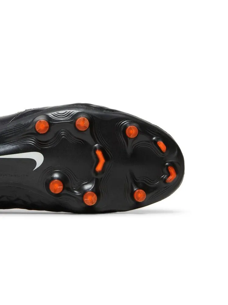 Бутсы Nike Tiempo Legend 8 Elite FG 'Black Total Orange' — изображение 6 из 9, черный/белый/оранжевый