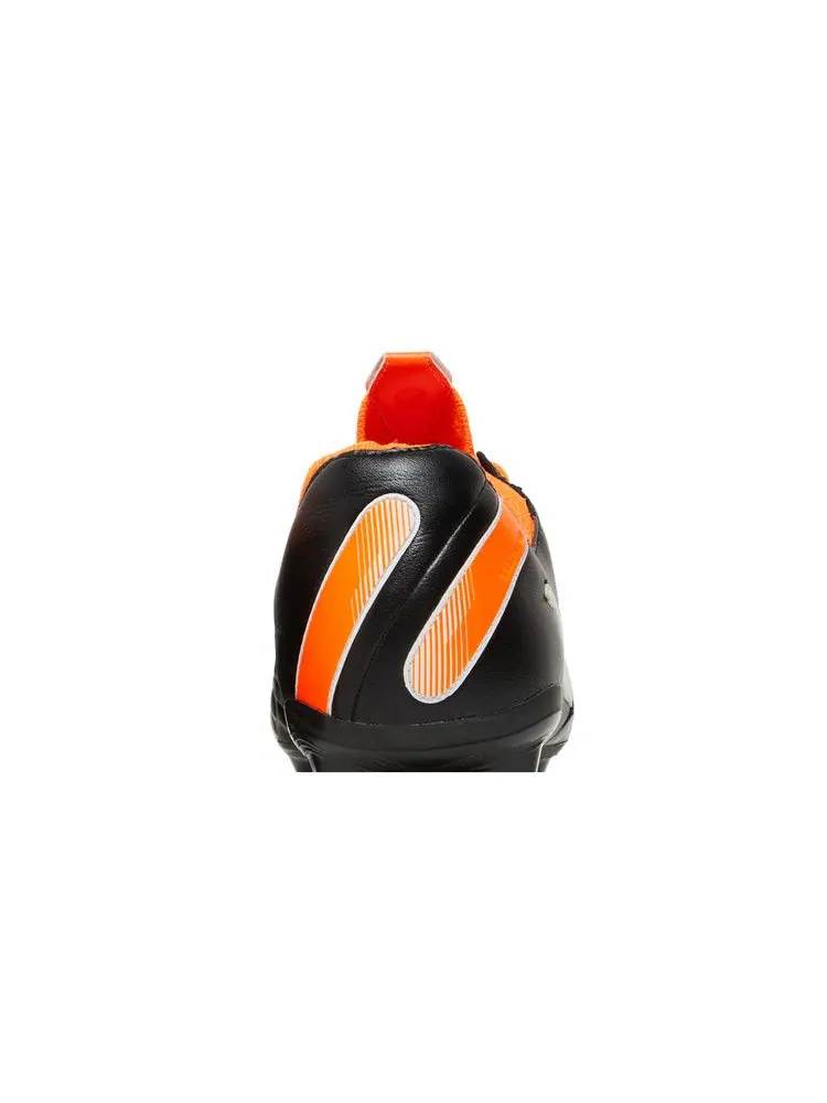 Бутсы Nike Tiempo Legend 8 Elite FG 'Black Total Orange' — изображение 8 из 9, черный/белый/оранжевый