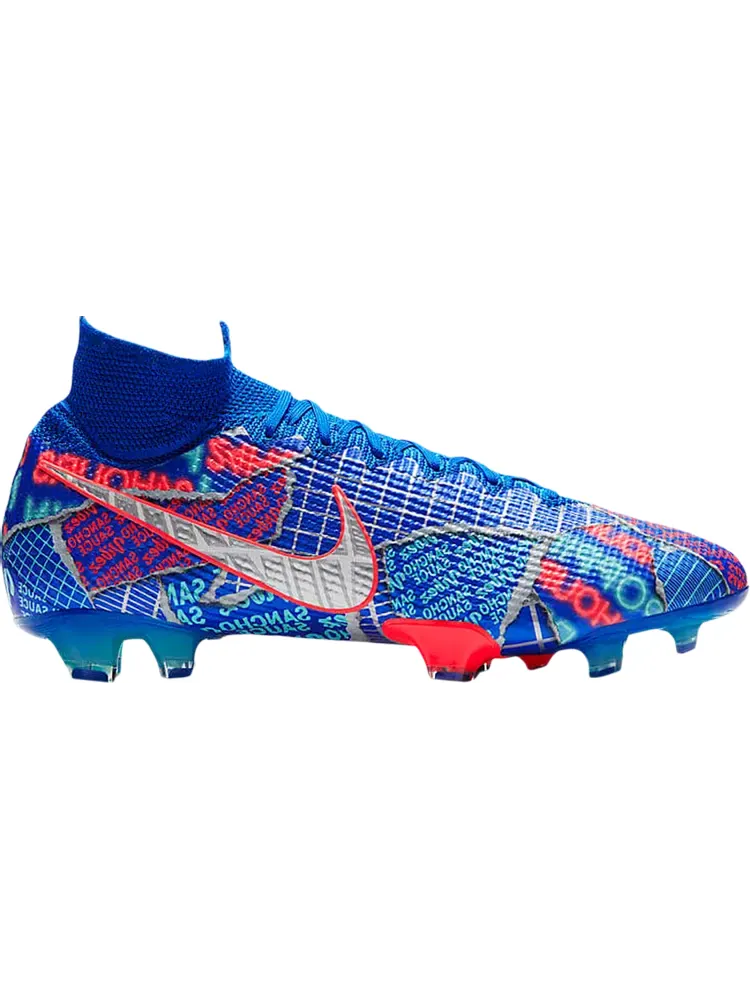 Бутсы Nike Mercurial Superfly 7 Elite SE FG 'Jadon Sancho' — изображение 1 из 1, синий