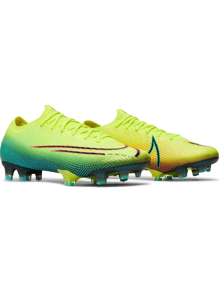 Бутсы Nike Mercurial Vapor 13 Elite MDS FG 'Lemon Venom Aurora' — изображение 8 из 8, желтый