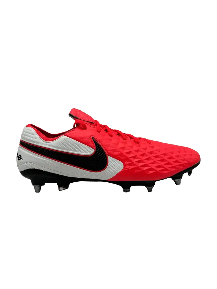 Бутсы Nike Tiempo Legend 8 Elite SG Pro 'Laser Crimson' — изображение 1 из 1, черный/белый