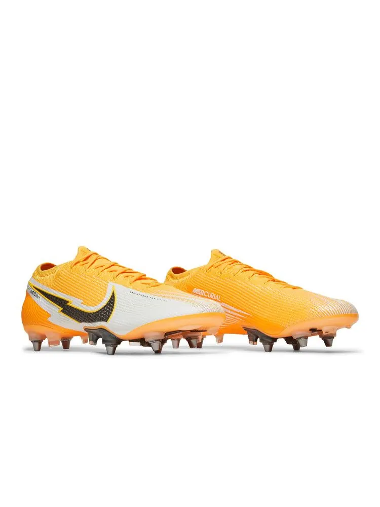 Бутсы Nike Mercurial Vapor 13 Elite SG Pro 'Laser Orange' — изображение 9 из 9, оранжевый/черный/белый