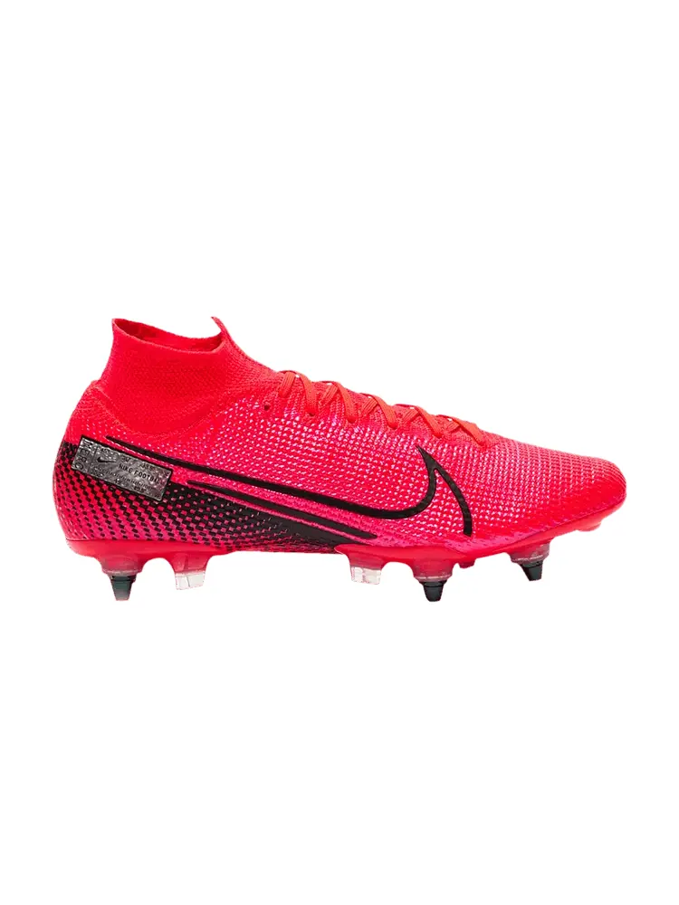 Бутсы Nike Mercurial Superfly 7 Elite SG Pro 'Laser Crimson' — изображение 1 из 1, черный