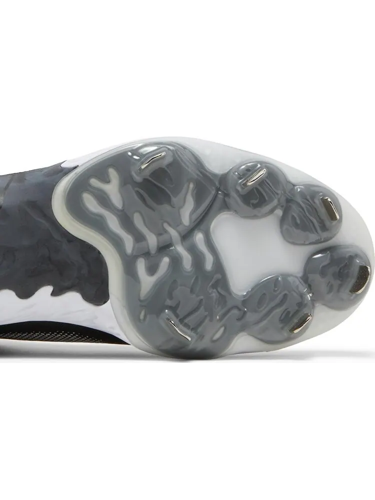 Бутсы Nike Alpha Huarache Elite 3 Mid 'Black Light Smoke Grey' — изображение 5 из 8, черный