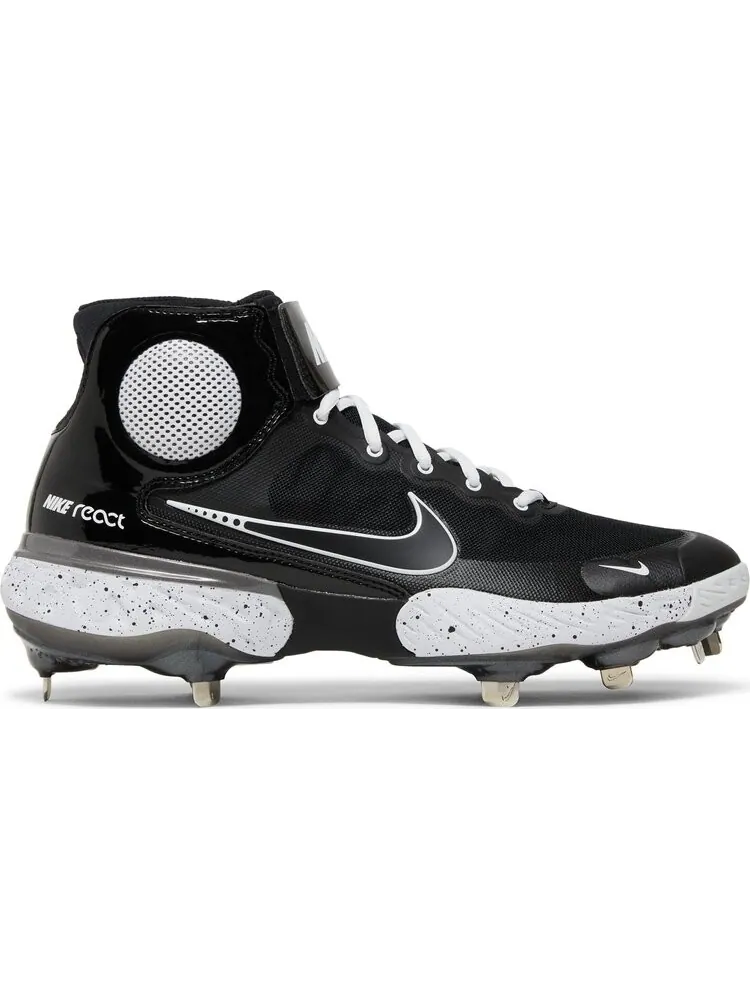 Бутсы Nike Alpha Huarache Elite 3 Mid 'Black White' — изображение 1 из 8, черный