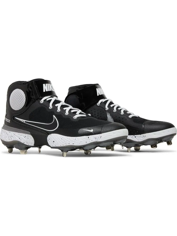 Бутсы Nike Alpha Huarache Elite 3 Mid 'Black White' — изображение 8 из 8, черный
