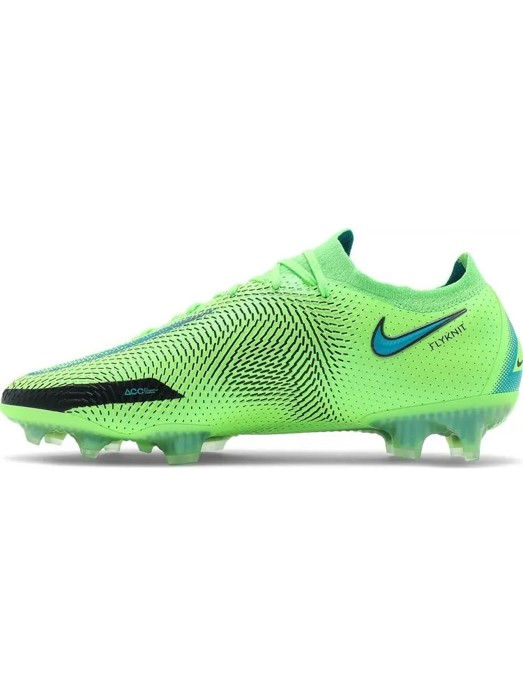 Бутсы Nike Phantom GT Elite FG 'Lime Glow' — изображение 3 из 8, зеленый