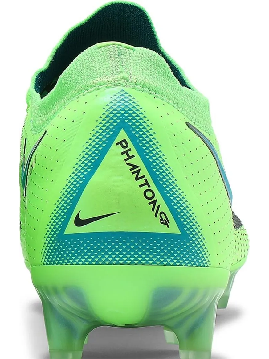 Бутсы Nike Phantom GT Elite FG 'Lime Glow' — изображение 7 из 8, зеленый