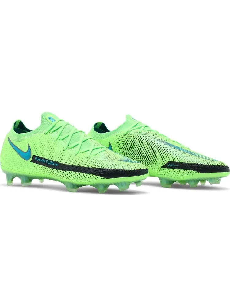 Бутсы Nike Phantom GT Elite FG 'Lime Glow' — изображение 8 из 8, зеленый