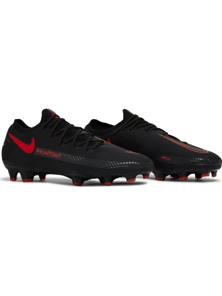 Бутсы Nike Phantom GT Pro FG 'Black Chile Red' — изображение 8 из 8, черный