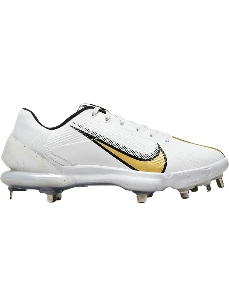 Бутсы Nike Force Zoom Trout 7 Pro 'White Metallic Gold' — изображение 1 из 1, белый