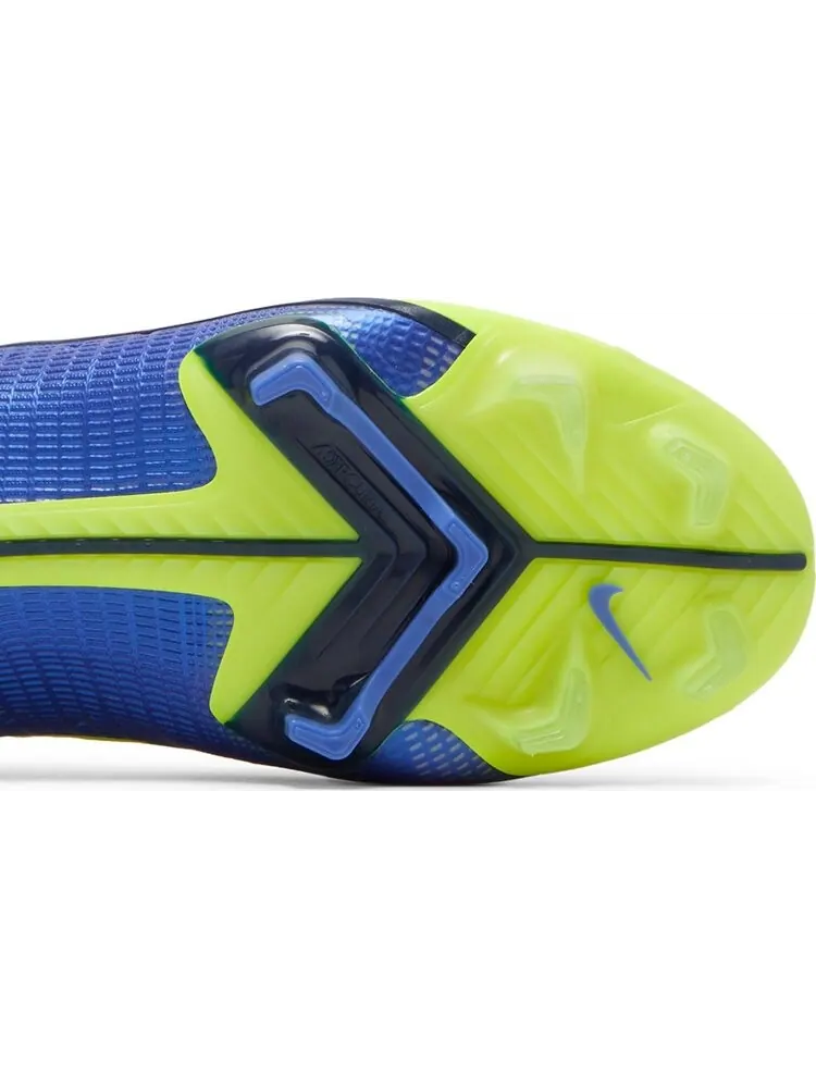 Бутсы Nike Mercurial Vapor 14 Elite FG Recharge Pack — изображение 5 из 8, синий зеленый