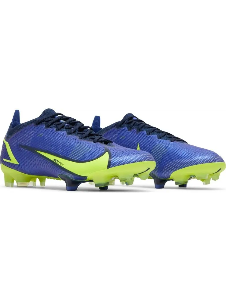 Бутсы Nike Mercurial Vapor 14 Elite FG Recharge Pack — изображение 8 из 8, синий зеленый