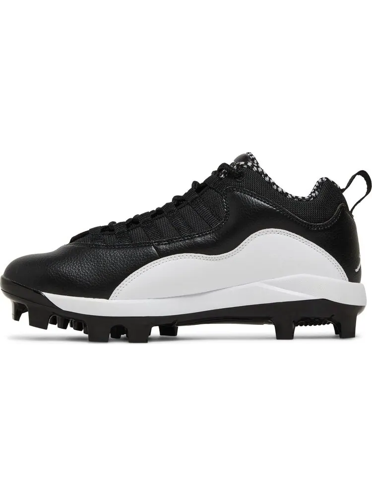Бутсы Air Jordan 10 Retro MCS Low Black White — изображение 3 из 8, черный