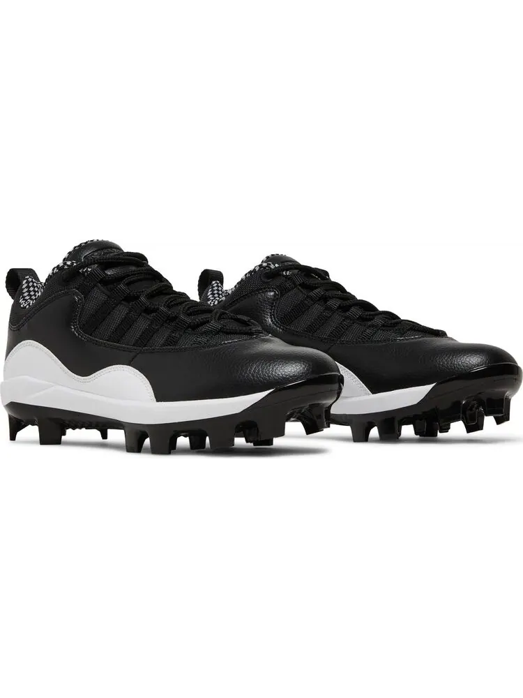 Бутсы Air Jordan 10 Retro MCS Low Black White — изображение 8 из 8, черный