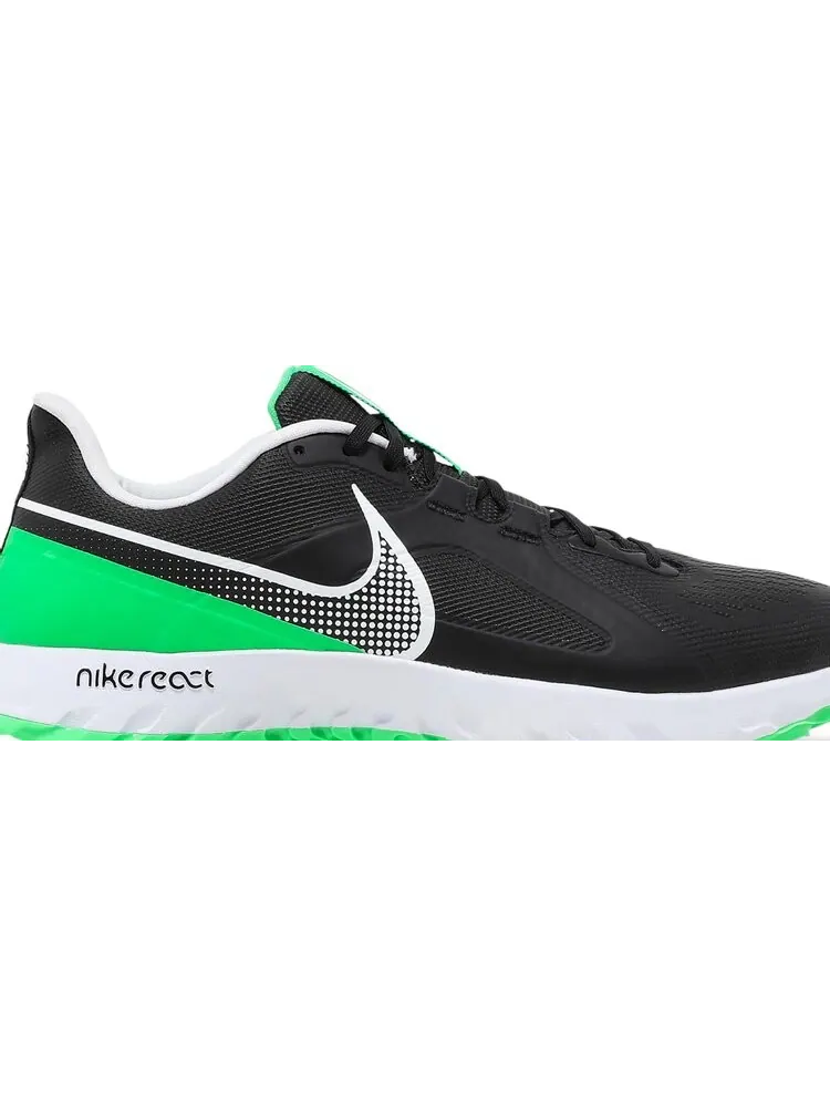 Бутсы Nike React Infinity Pro 'Black Green Spark' — изображение 2 из 7, черный