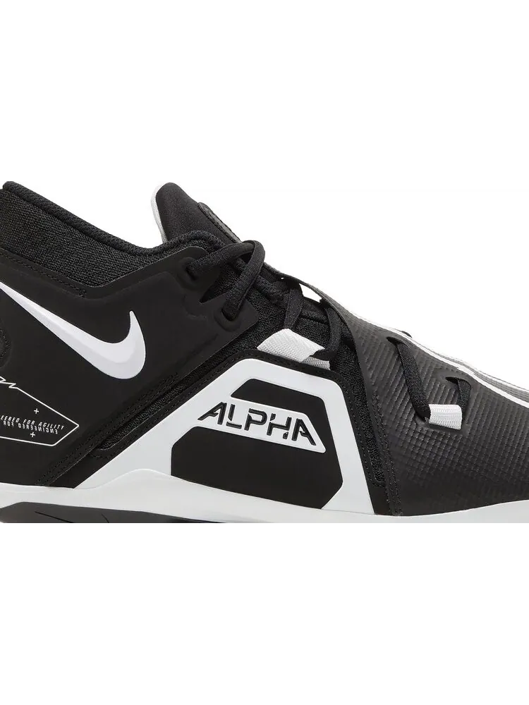 Бутсы Nike Alpha Menace Pro 3 'Black White' — изображение 2 из 8, черный