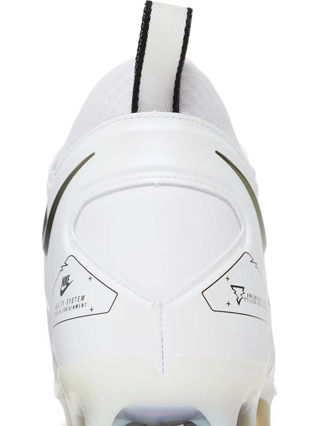 Бутсы Nike Alpha Menace Pro 3 'White Black Gold' — изображение 7 из 8, белый