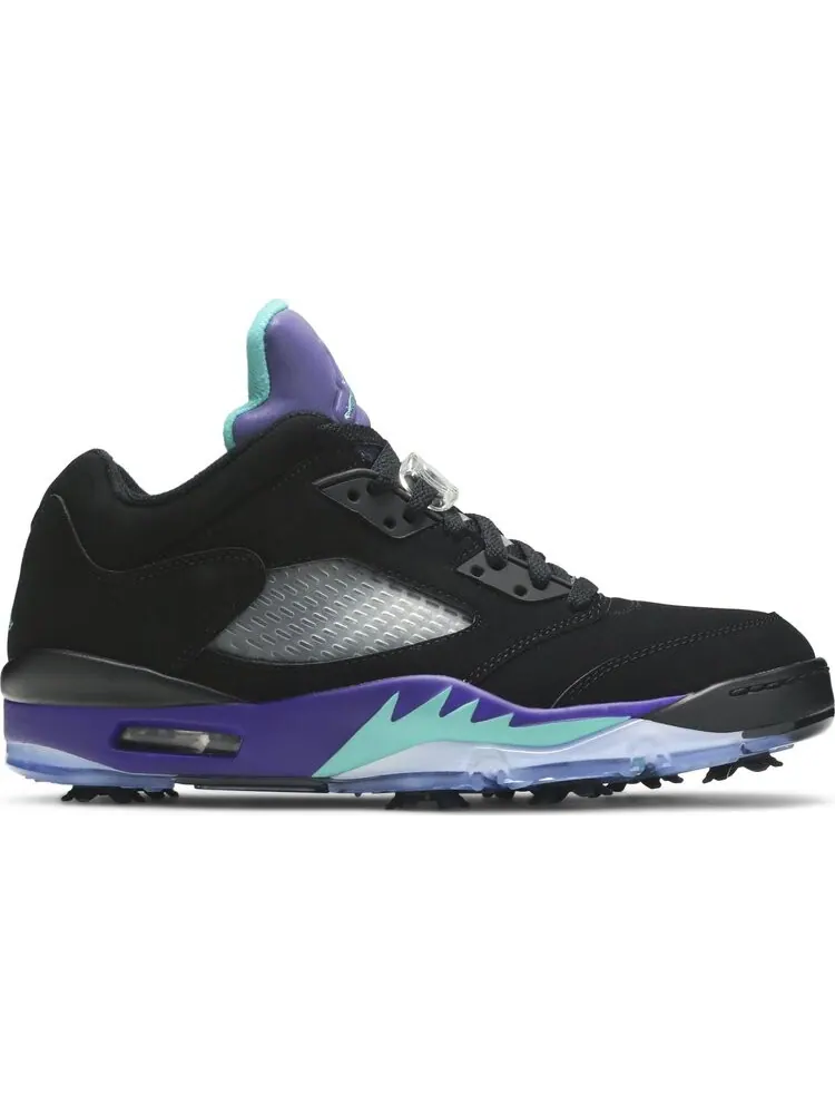 Бутсы Air Jordan 5 Low Golf Black Grape — изображение 1 из 8, черный
