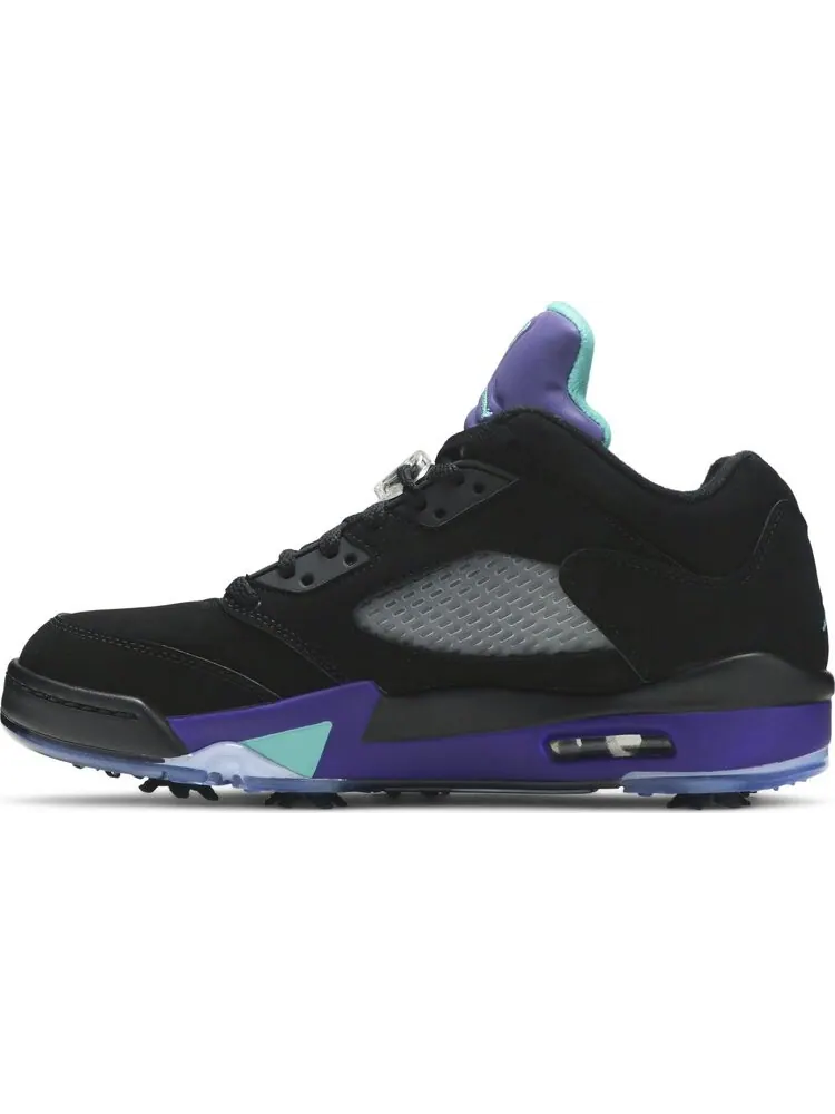 Бутсы Air Jordan 5 Low Golf Black Grape — изображение 3 из 8, черный