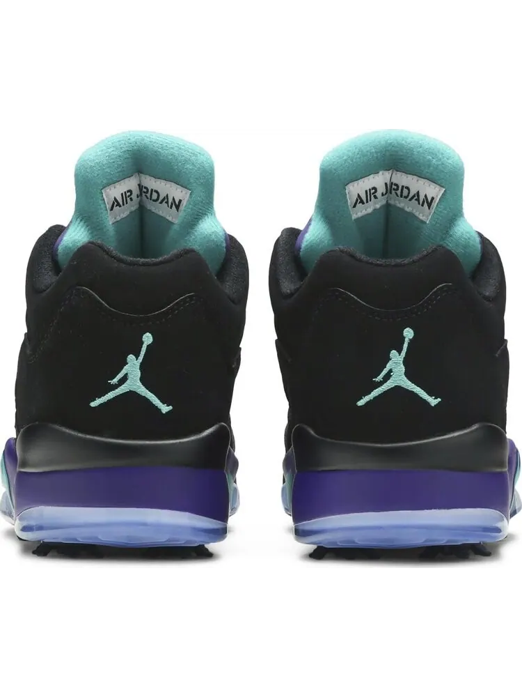 Бутсы Air Jordan 5 Low Golf Black Grape — изображение 6 из 8, черный