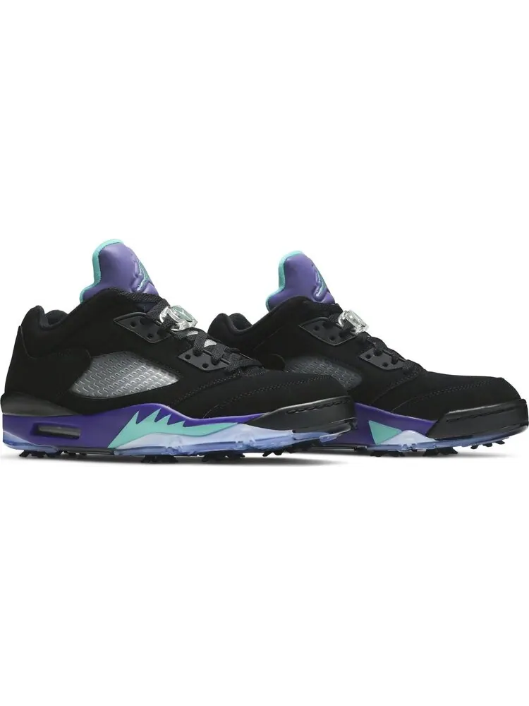 Бутсы Air Jordan 5 Low Golf Black Grape — изображение 8 из 8, черный