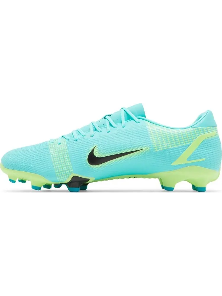 Бутсы Nike Mercurial Vapor 14 Academy FG MG 'Dynamic Turquoise Lime Glow' — изображение 3 из 8, синий
