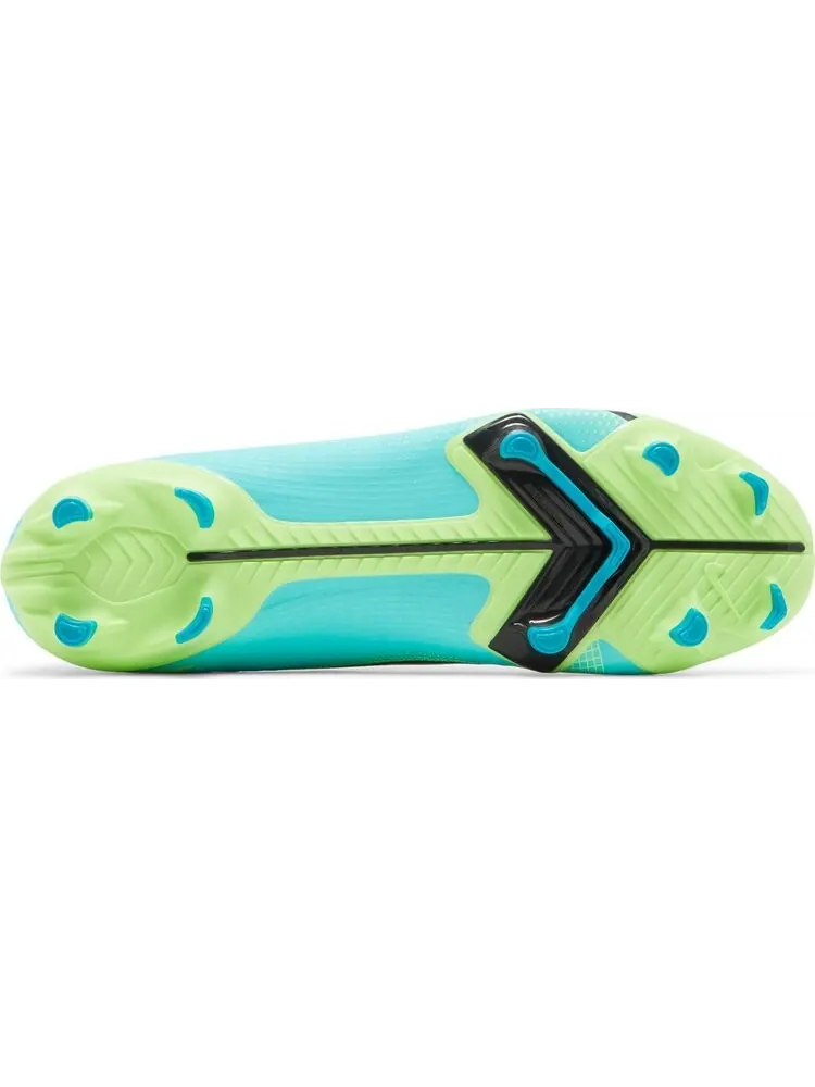 Бутсы Nike Mercurial Vapor 14 Academy FG MG 'Dynamic Turquoise Lime Glow' — изображение 4 из 8, синий
