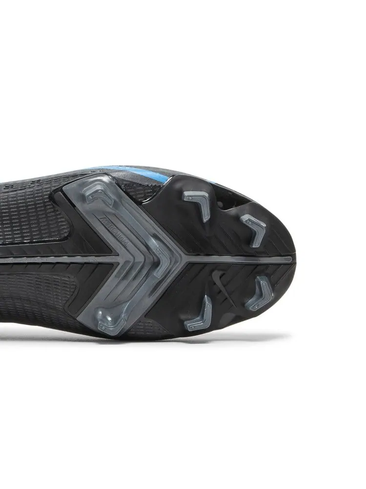 Бутсы Nike Mercurial Vapor 14 Pro FG 'Black Photo Blue' — изображение 6 из 9, черный/серый/черный