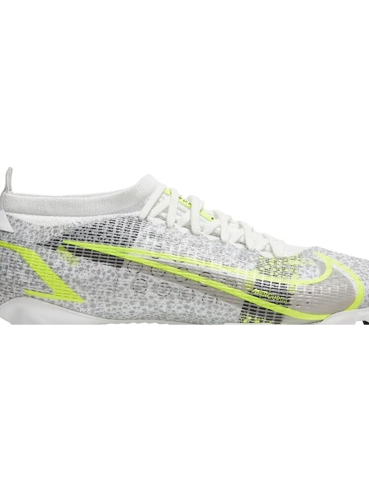 Бутсы Nike Mercurial Vapor 14 Pro FG 'Metallic Silver Volt' — изображение 2 из 8, белый