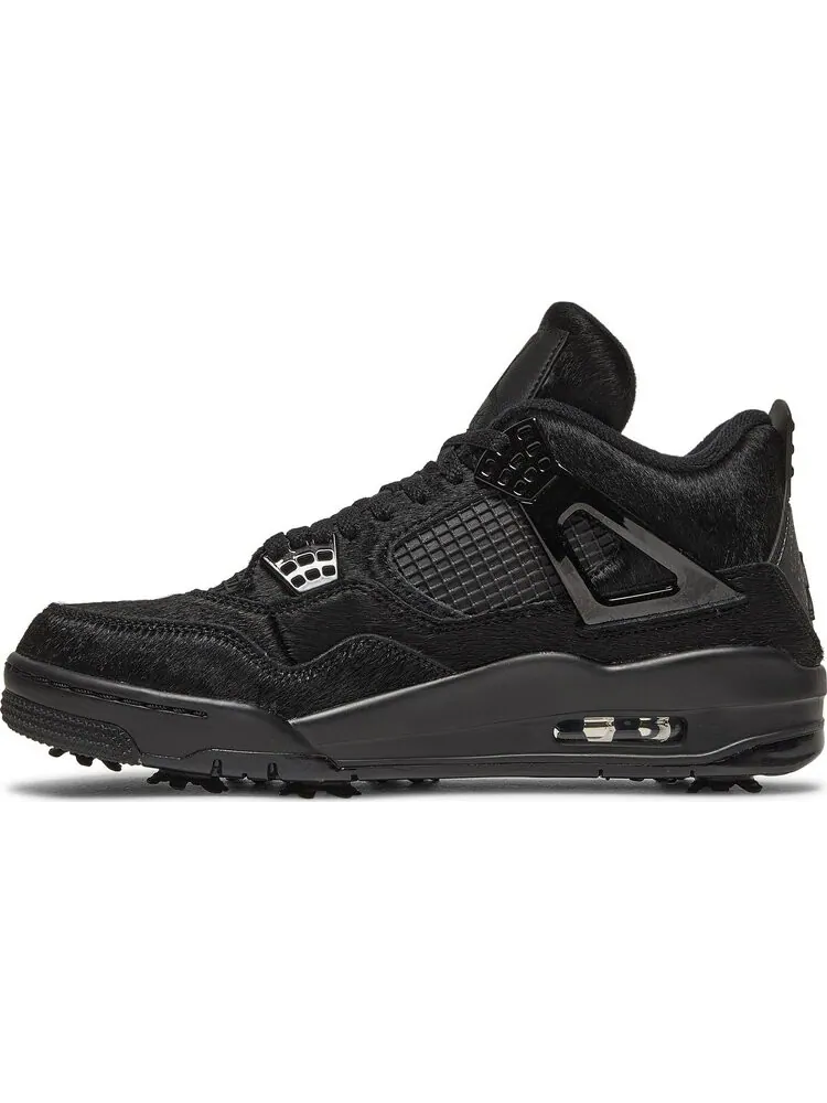 Бутсы Air Jordan 4 Golf Black Cat — изображение 3 из 8, черный