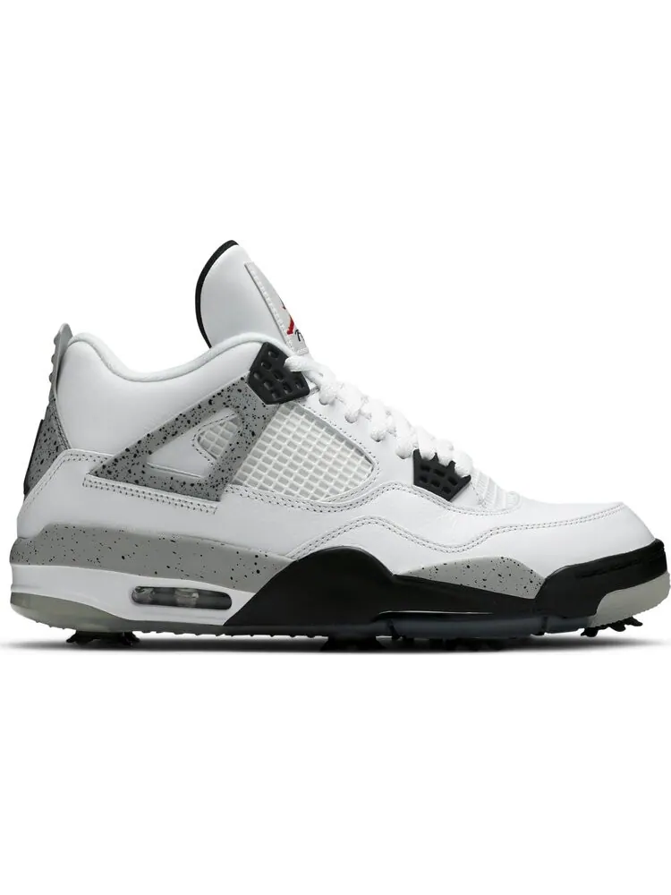 Бутсы Air Jordan 4 Golf White Cement — изображение 1 из 8, белый