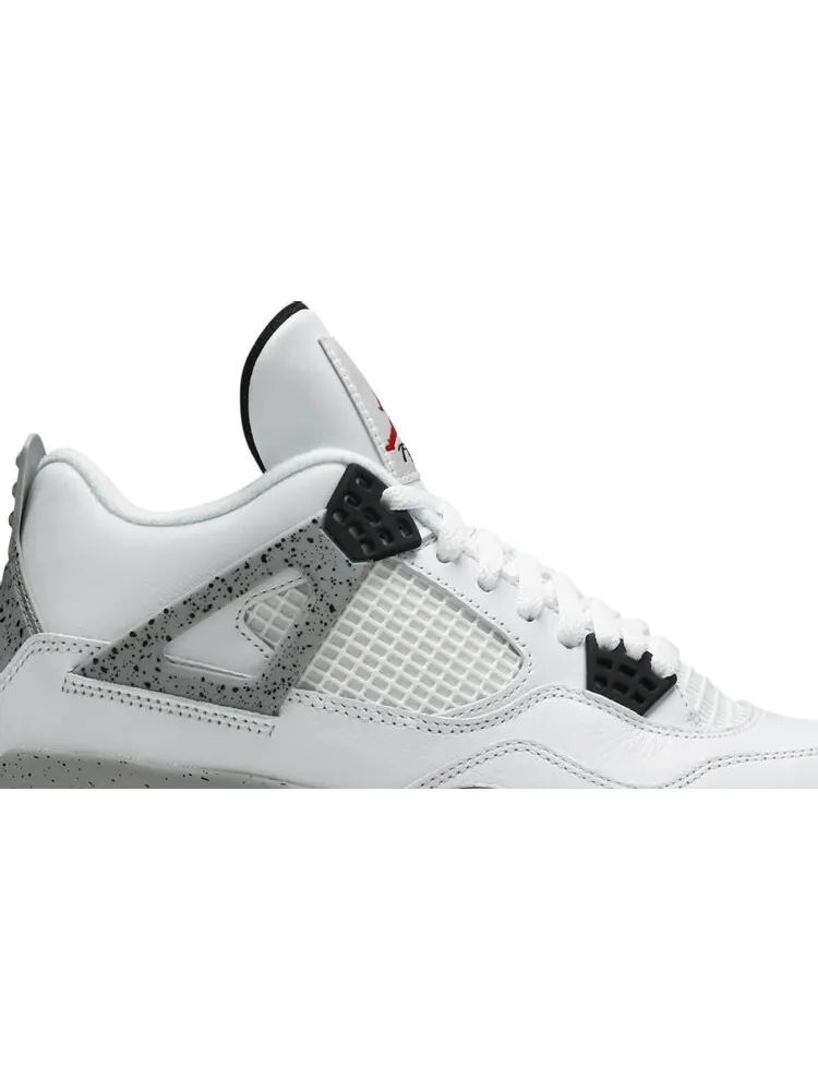 Бутсы Air Jordan 4 Golf White Cement — изображение 2 из 8, белый
