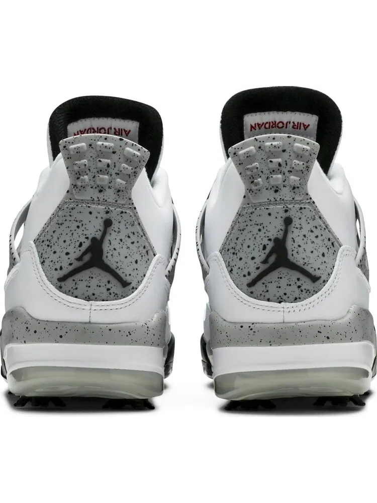 Бутсы Air Jordan 4 Golf White Cement — изображение 6 из 8, белый