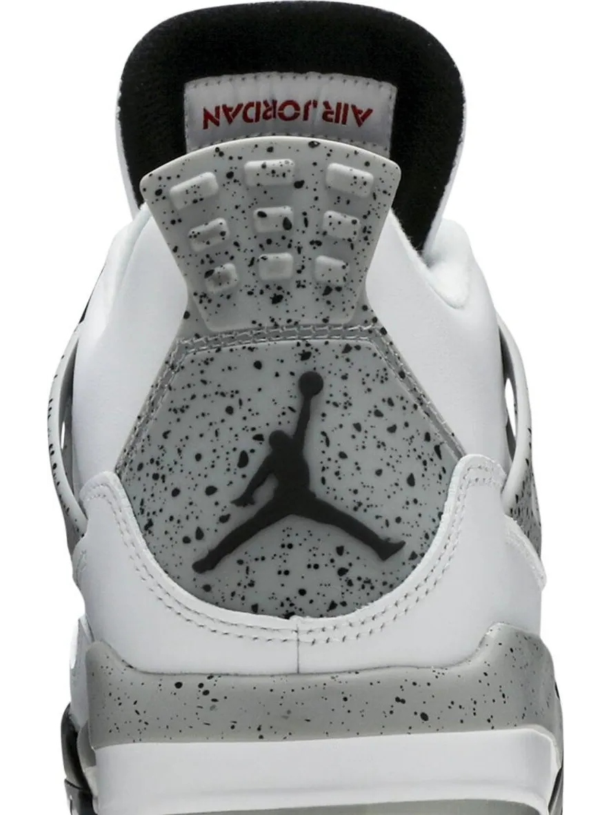 Бутсы Air Jordan 4 Golf White Cement — изображение 7 из 8, белый