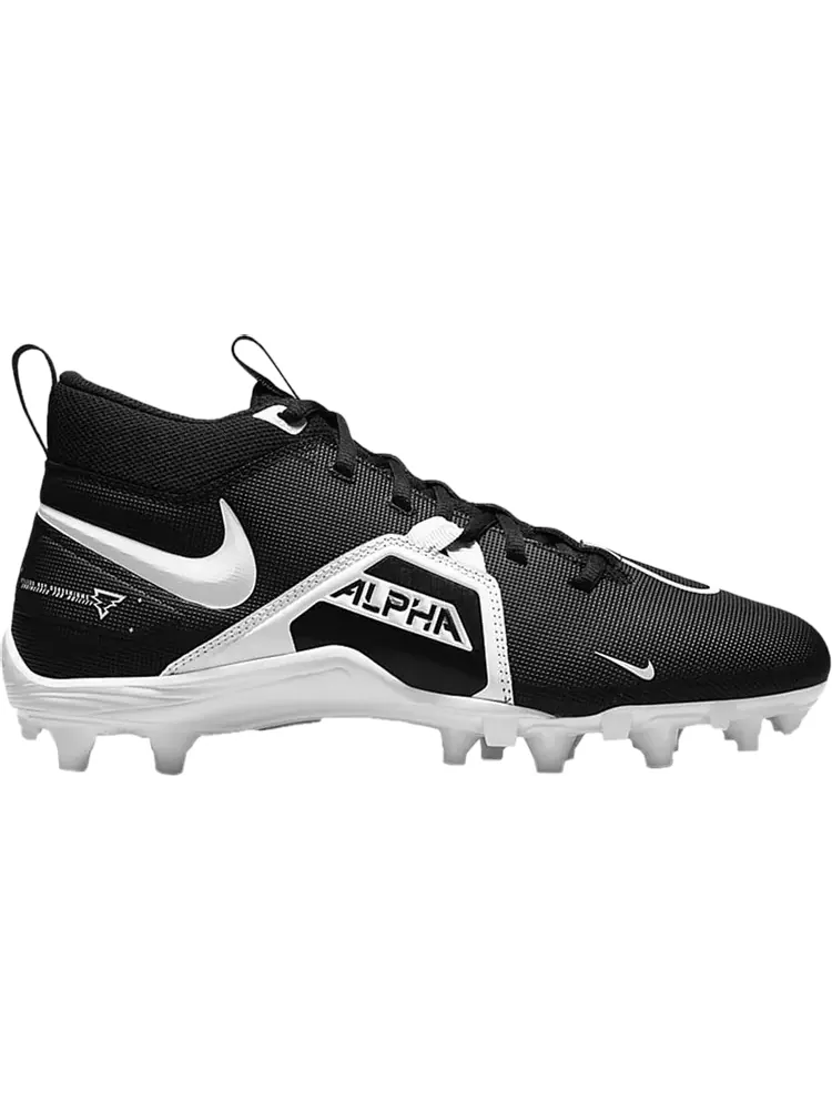 Бутсы Nike Alpha Menace Varsity 3 'Black White' — изображение 1 из 1, черный