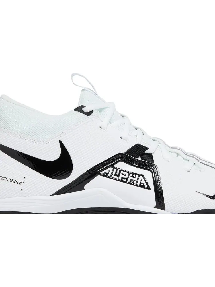 Бутсы Nike Alpha Menace Varsity 3 'White Black' — изображение 2 из 8, белый