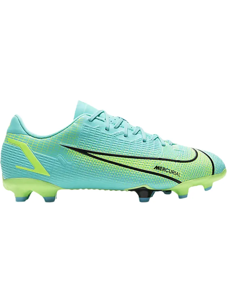 Бутсы Nike Mercurial Vapor 14 Academy FG MG GS 'Dynamic Turquoise Lime Glow' — изображение 1 из 1, синий
