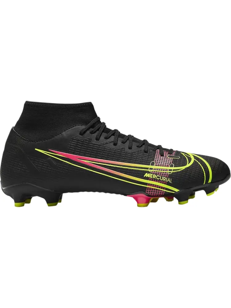 Бутсы Nike Mercurial Superfly 8 Academy MG 'Black Cyber' — изображение 1 из 1, черный