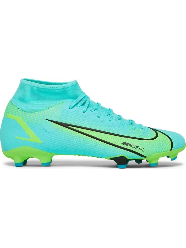 Бутсы Nike Mercurial Superfly 8 Academy MG 'Dynamic Turquoise Lime Glow' — изображение 1 из 8, синий