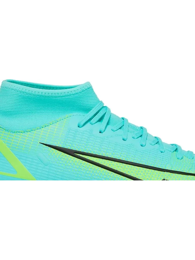 Бутсы Nike Mercurial Superfly 8 Academy MG 'Dynamic Turquoise Lime Glow' — изображение 2 из 8, синий