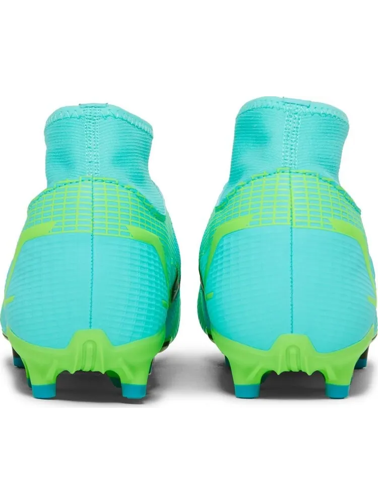Бутсы Nike Mercurial Superfly 8 Academy MG 'Dynamic Turquoise Lime Glow' — изображение 6 из 8, синий