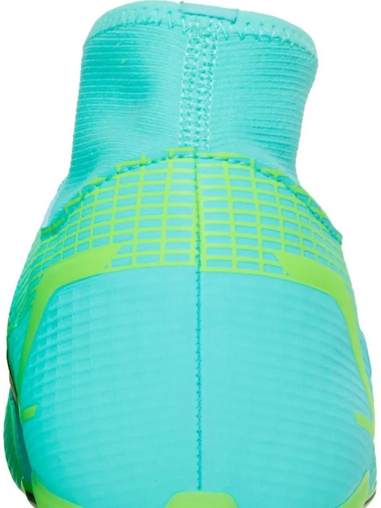 Бутсы Nike Mercurial Superfly 8 Academy MG 'Dynamic Turquoise Lime Glow' — изображение 7 из 8, синий