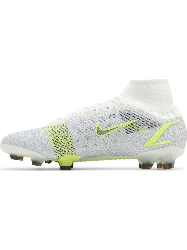 Бутсы Nike Mercurial Superfly 8 Elite FG 'White Volt' — изображение 3 из 8, белый