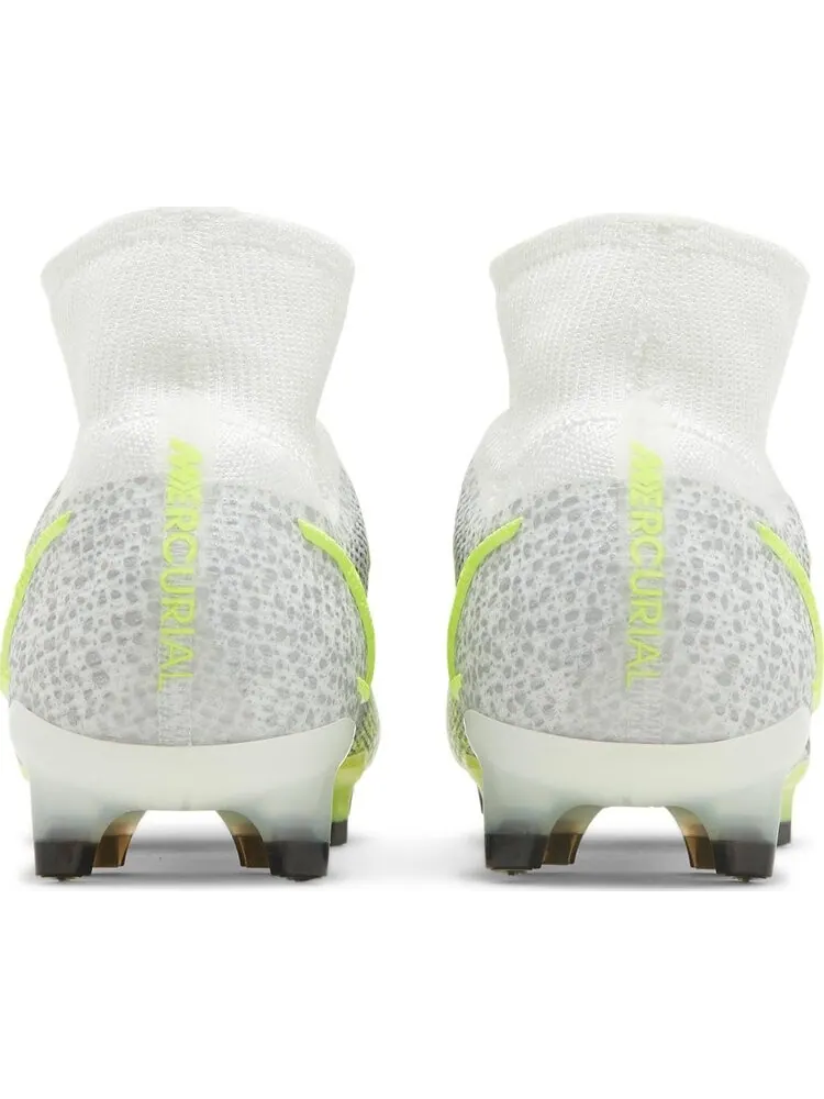Бутсы Nike Mercurial Superfly 8 Elite FG 'White Volt' — изображение 6 из 8, белый