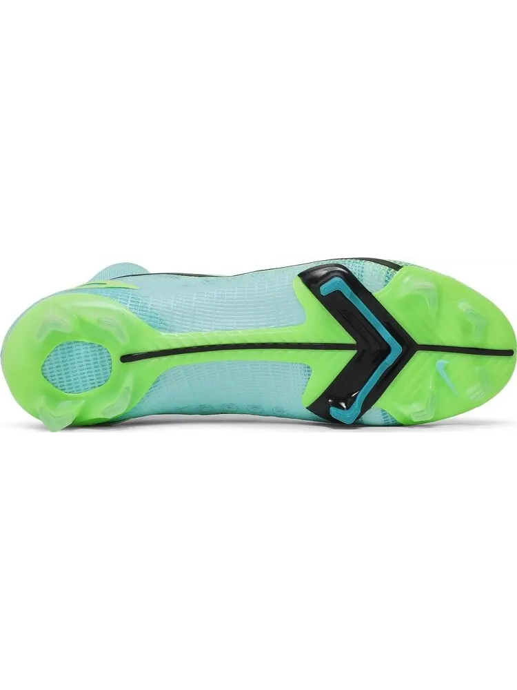 Бутсы Nike Mercurial Superfly 8 Elite FG 'Dynamic Turquoise Lime Glow' — изображение 4 из 8, синий